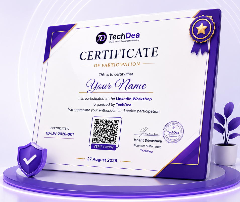 TechDea Certificate Verification